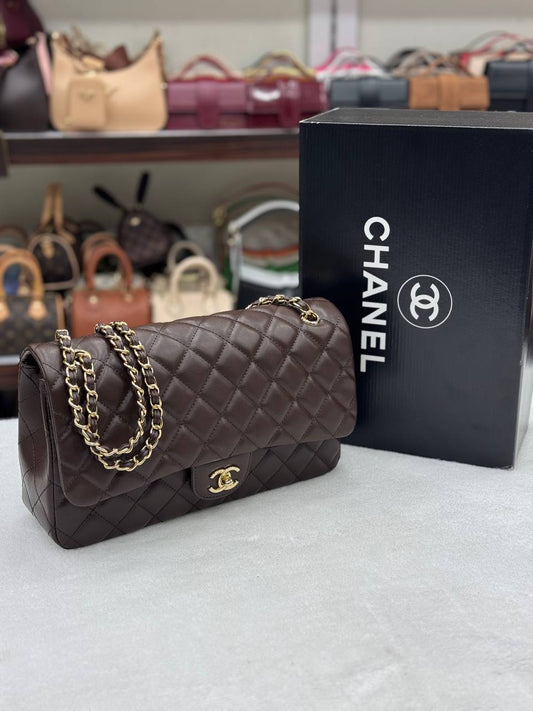 Chanel 2.55 Καφέ Σκούρο