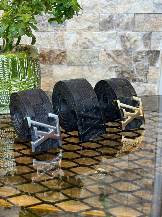 Louis Vuitton Black Damier Belt