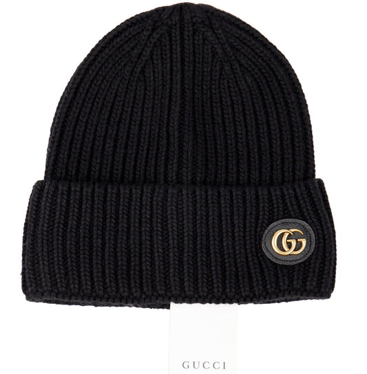 Gucci GG Wool Beanie Black