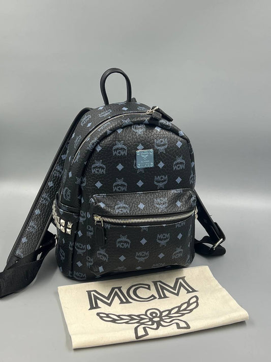 MCM Stark Backpack Black Visetos