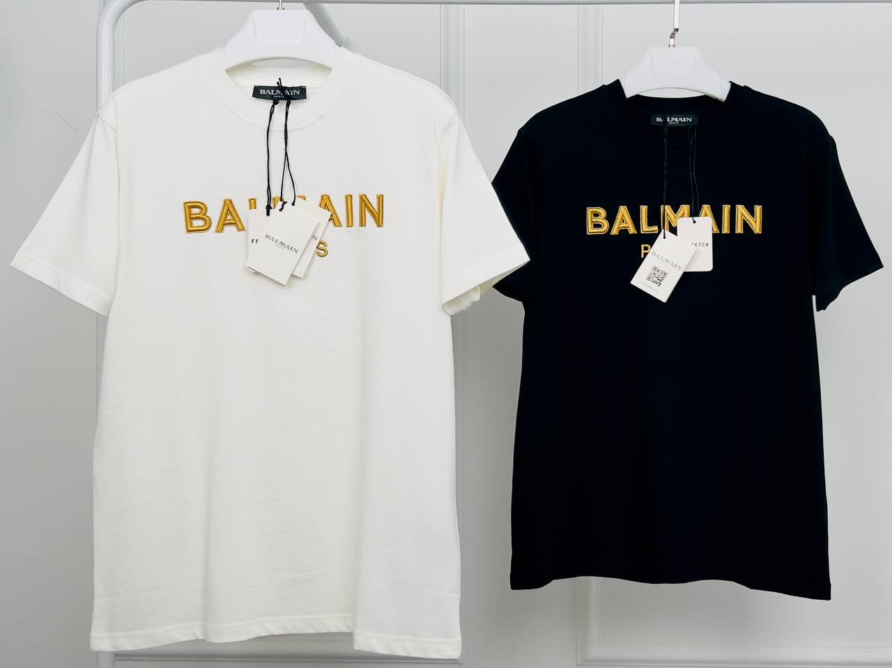 Balmain T-shirt Μαύρο