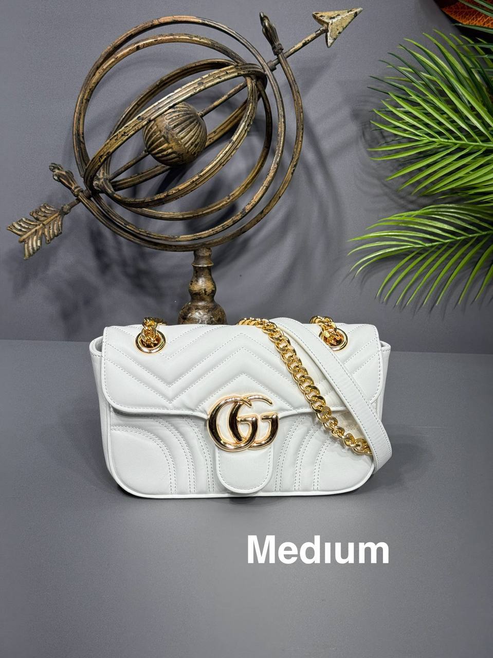 Gucci Marmont Shoulder Bag White