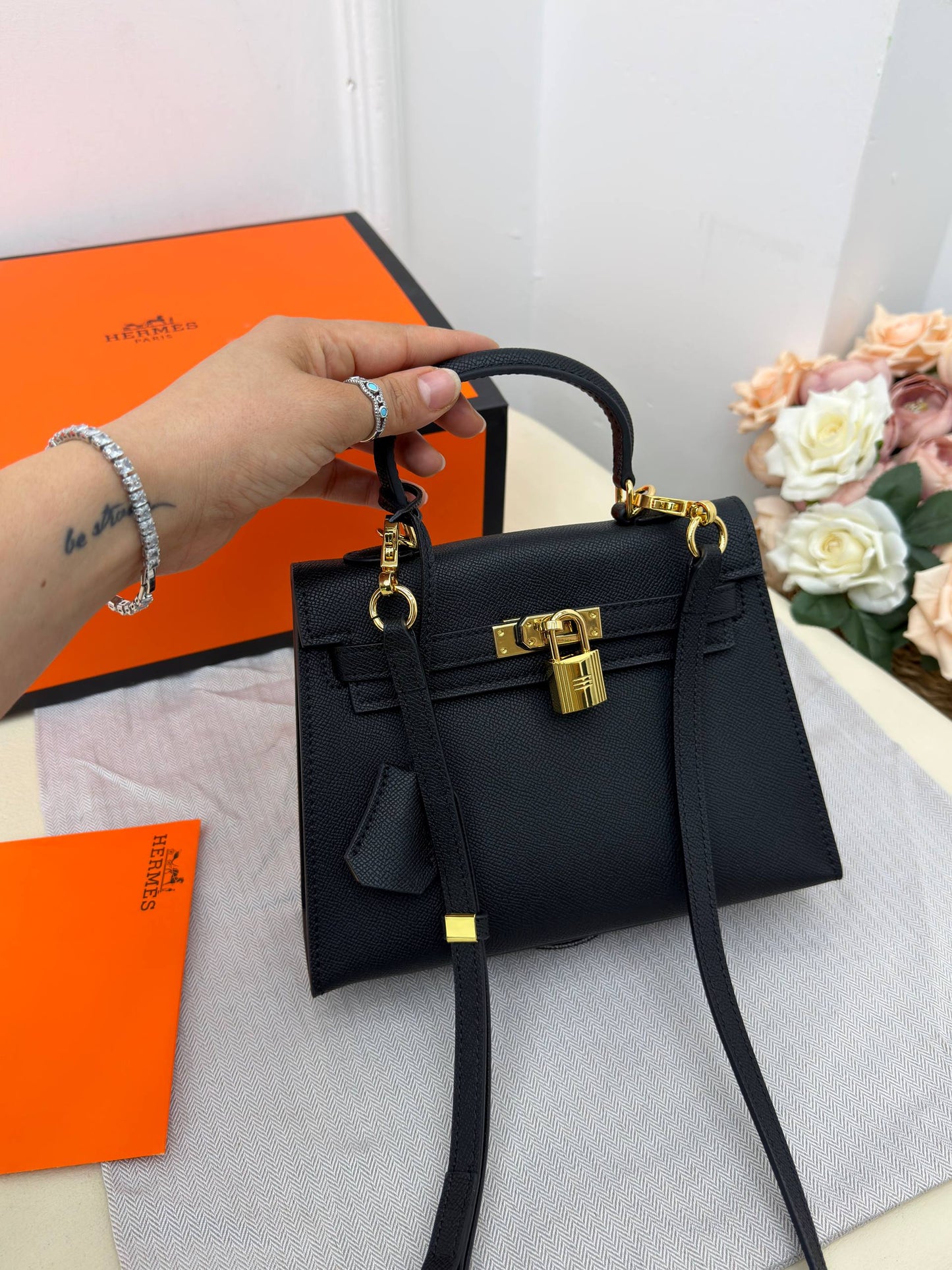 Hermès Kelly Mini Bag Black