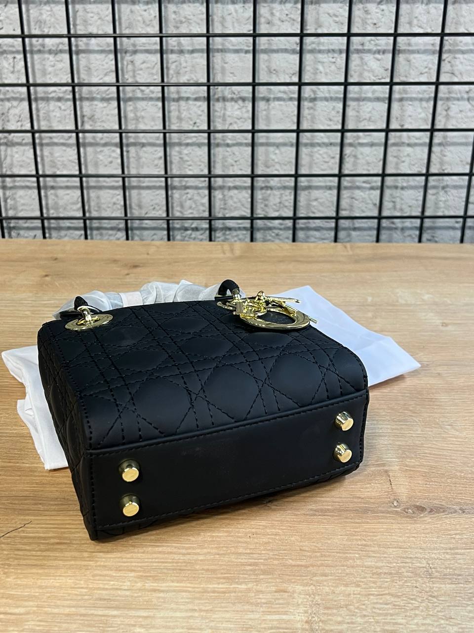 Christian Dior Lady Dior Mini Μαύρη