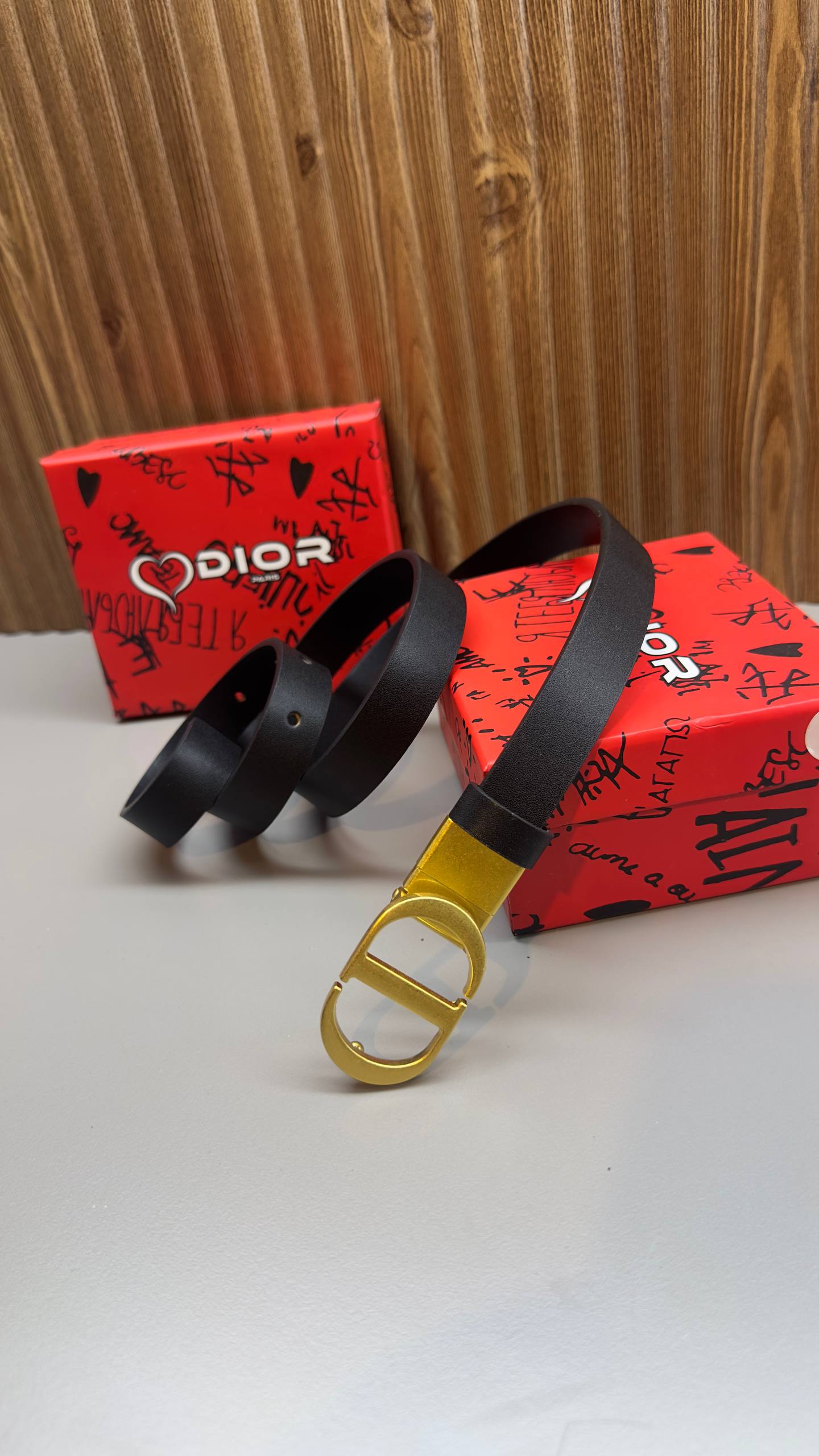 Christian Dior Belt Black