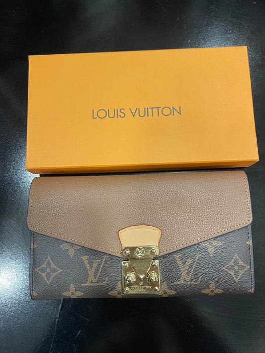 Louis Vuitton Pallas Wallet Monogram Beige