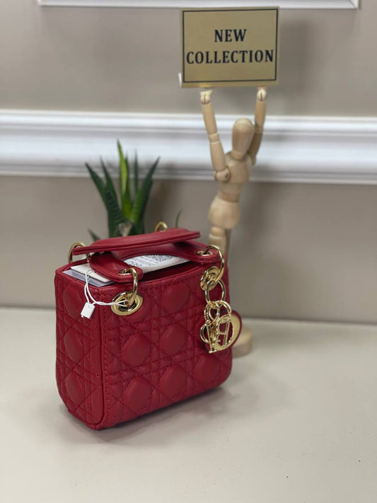 Lady Dior Κόκκινη