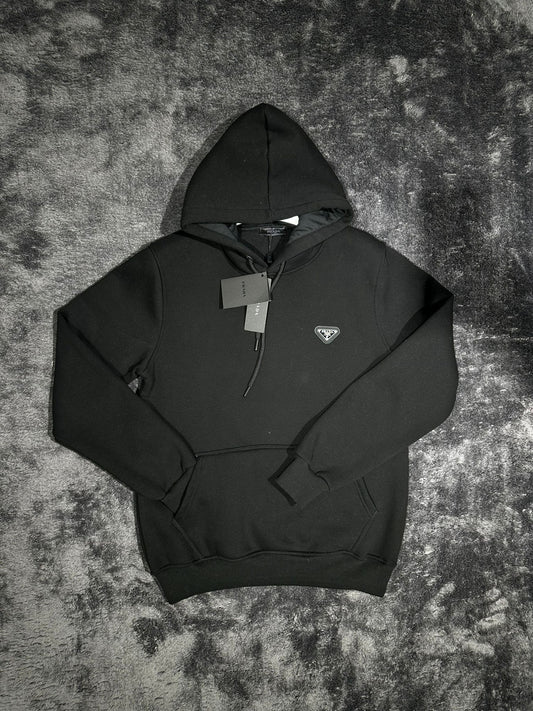 Prada Hooded Sweatshirt Black