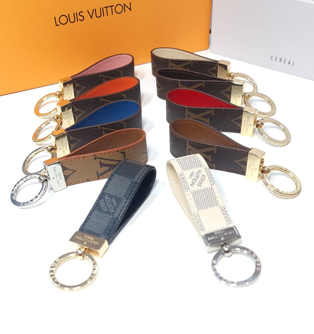Louis Vuitton Loop Key Holder Damier Graphite