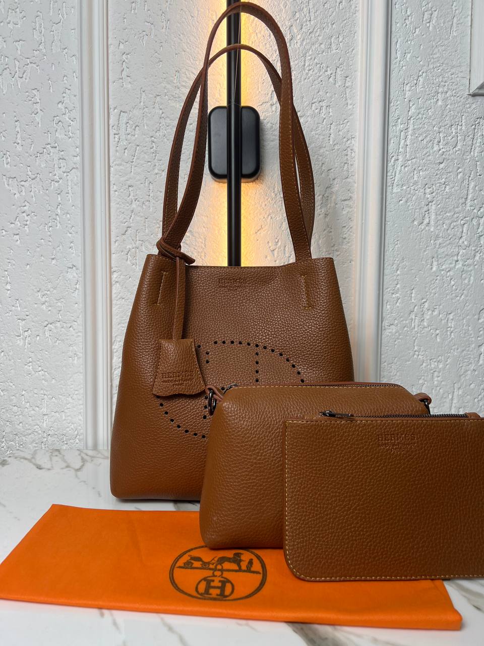 Hermès Evelyne Bag Brown