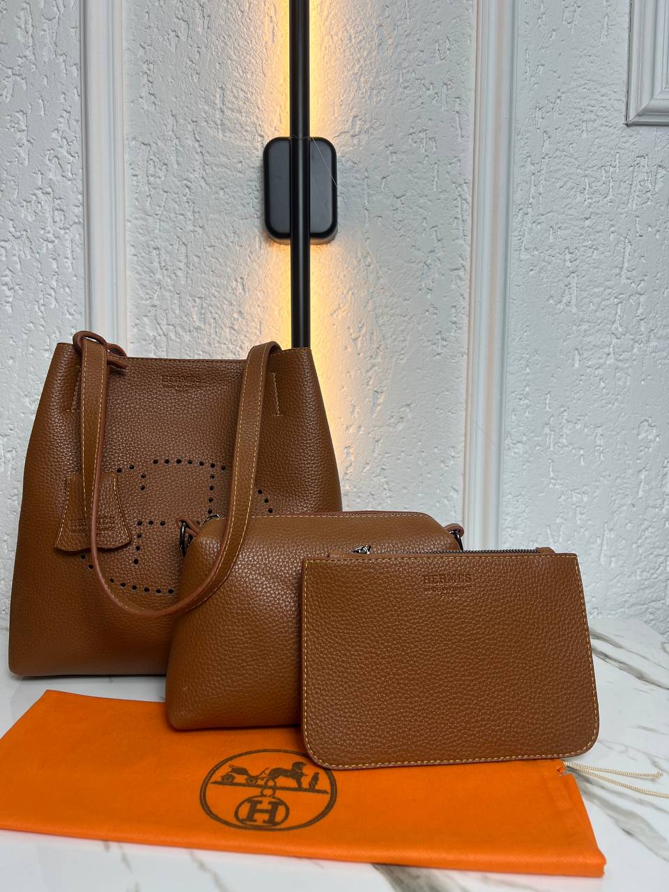 Hermès Evelyne Bag Brown