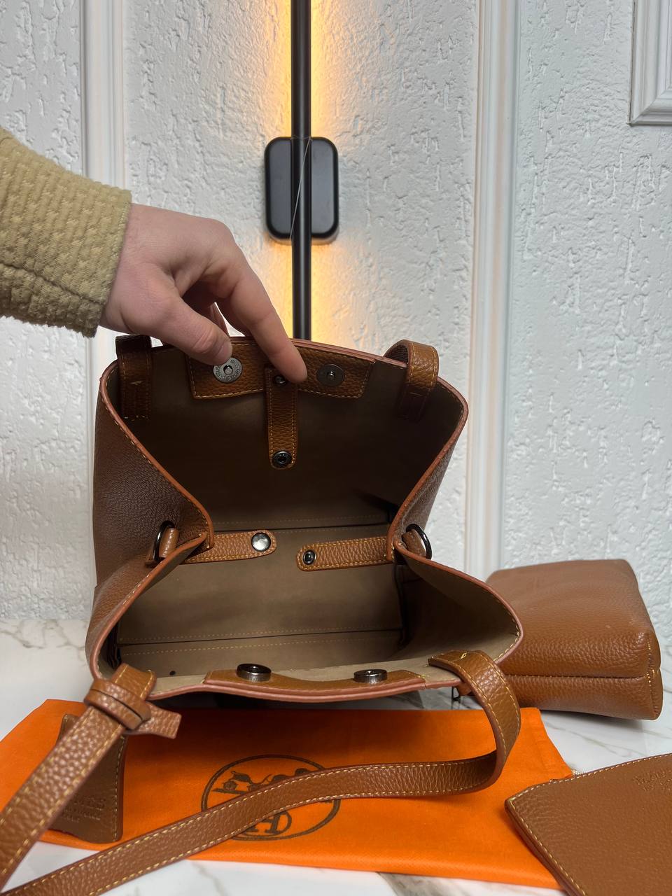 Hermès Evelyne Bag Brown