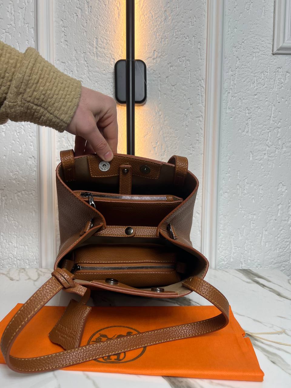 Hermès Evelyne Bag Brown