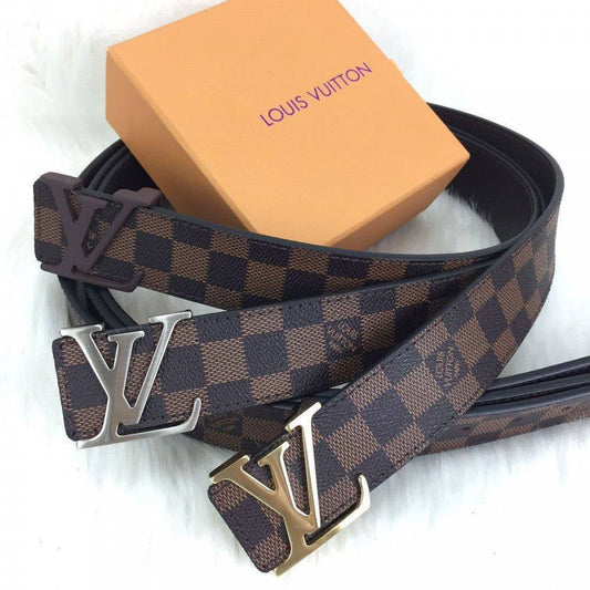 Louis Vuitton Initiales Damier Ebene Belt