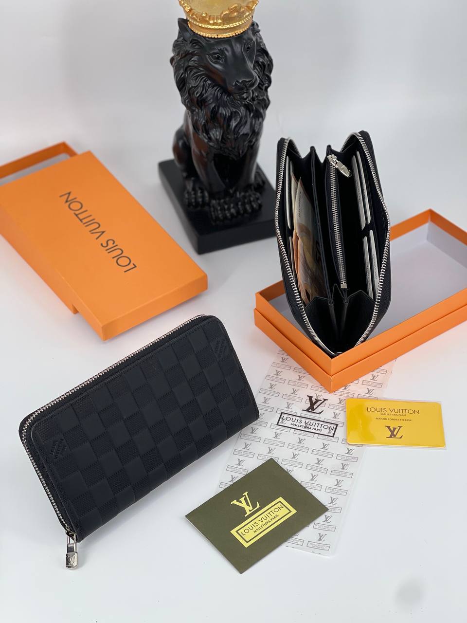 Πορτοφόλι Louis Vuitton Μαύρο Damier