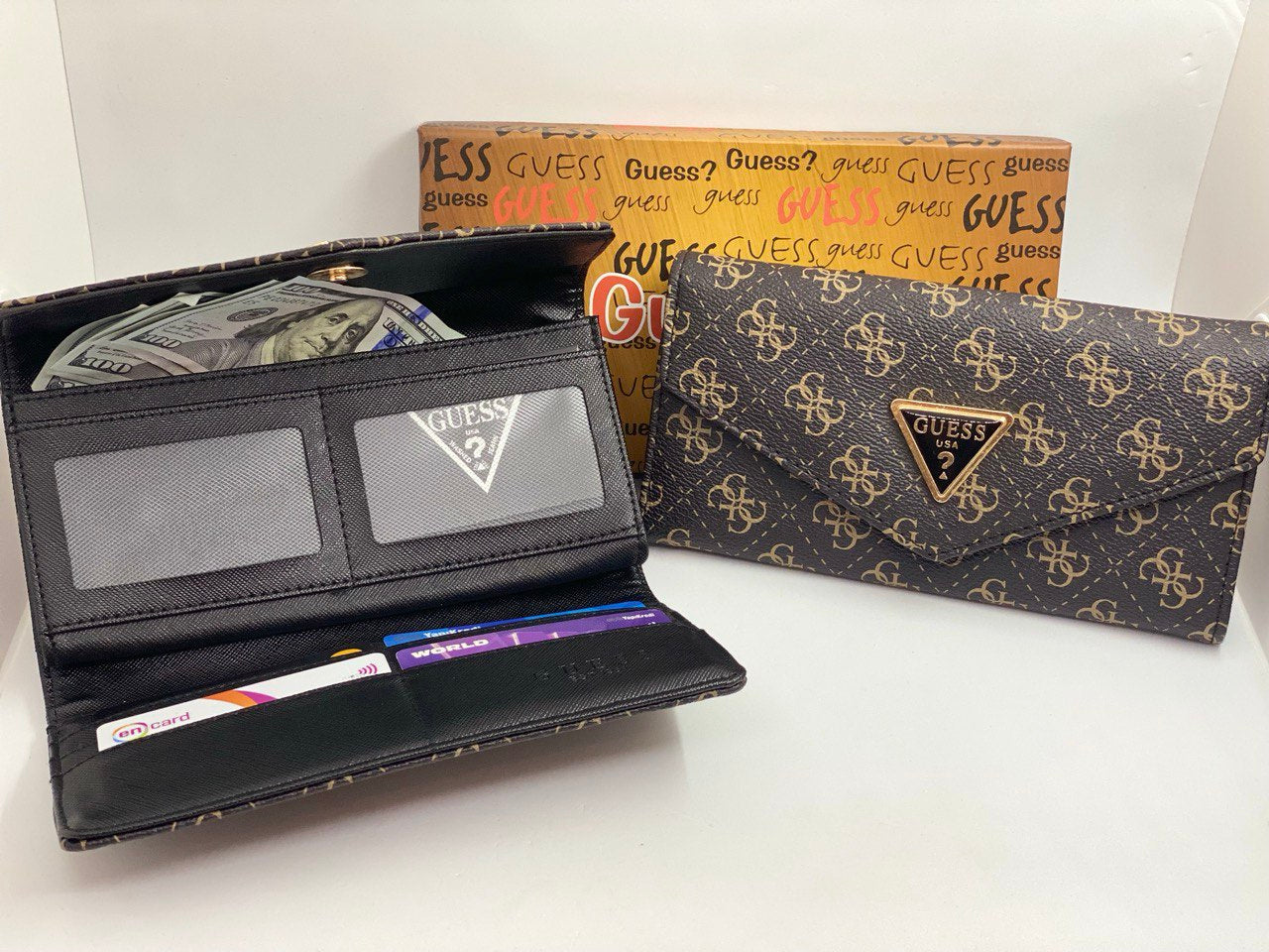 Guess Πορτοφόλι Μαύρο